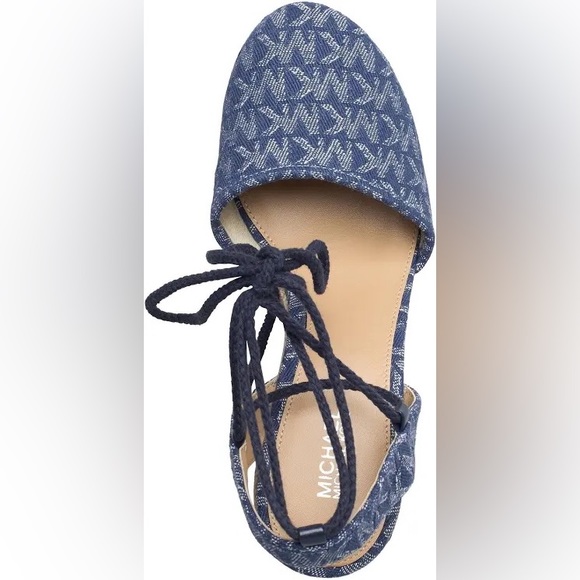 MICHAEL Michael Kors Women's Margie Lace-Up Espadrille Wedge Sandals - Picture 6 of 9